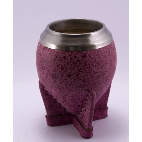 Mate forrado en 2 cueros