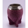 Mate forrado en 2 cueros
