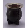 Mate cerámica y boquilla de alpaca