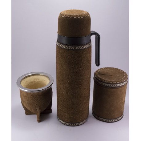 Conjunto Termo, yerbera y mate