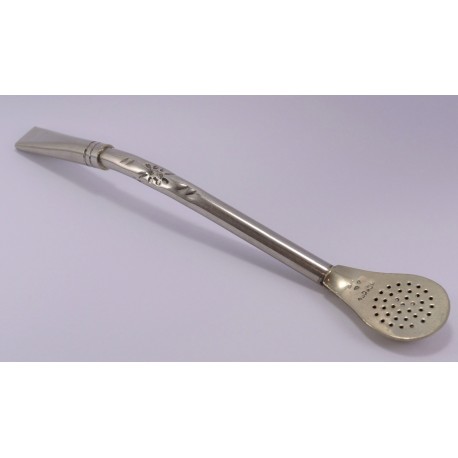 Bombilla Alpaca artesanal