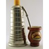 Juego de mate ,termo y bombilla para niño