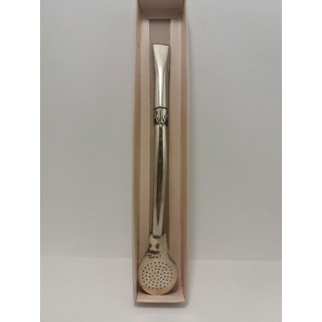 Bombillon de plata pico ancho