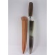 Cuchillo y vaina en cuero