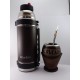 Conjunto mate, bombilla y termo