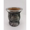 Mate emboquillado en acero forrado en cuero
