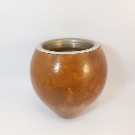 Porongo emboquillado en alpaca chata