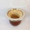 Porongo emboquillado en alpaca