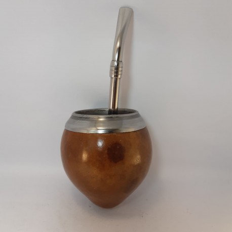 Porongo pulido emboquillado en acero