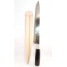 Cuchillo artesanal hoja de 30 cm con vaina de cuero