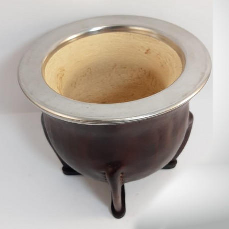 Mate de vuelo en cuero