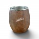 Mate de algarrobo emboquillado en alpaca boquilla plana