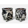 Mate de ceramica forrado en cuero vaquita